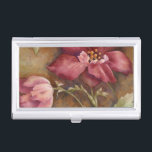 Antique Beauties I Business Card Case<br><div class="desc">Floral</div>