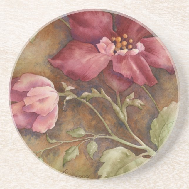 Antique Beauties I Drink Coaster (Front)