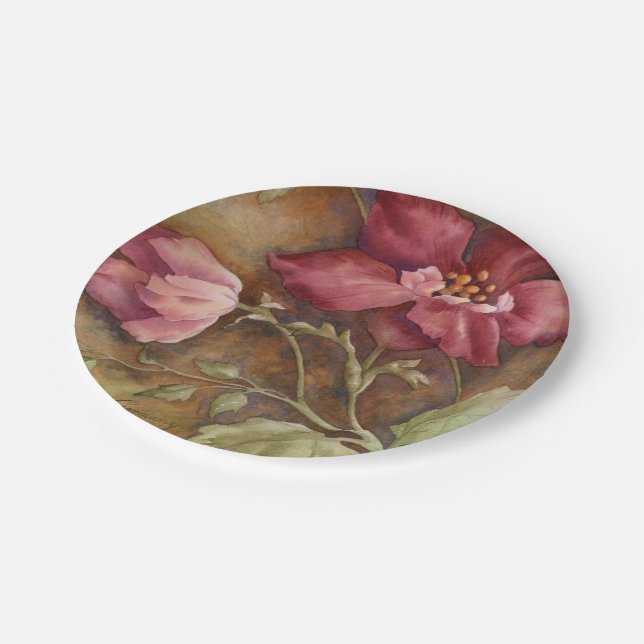 Antique Beauties I Paper Plates (Angled)