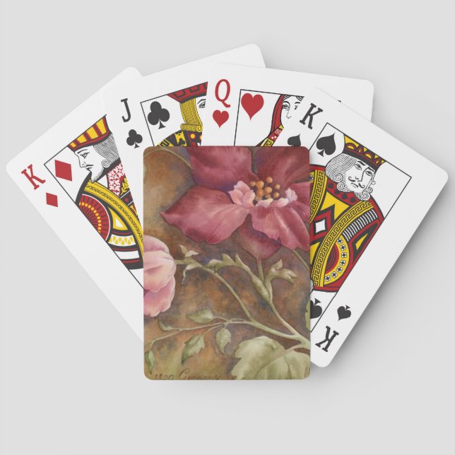 Antique Beauties I Poker Cards (Back)