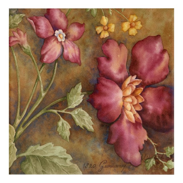 Antique Beauties II Acrylic Print (Front)