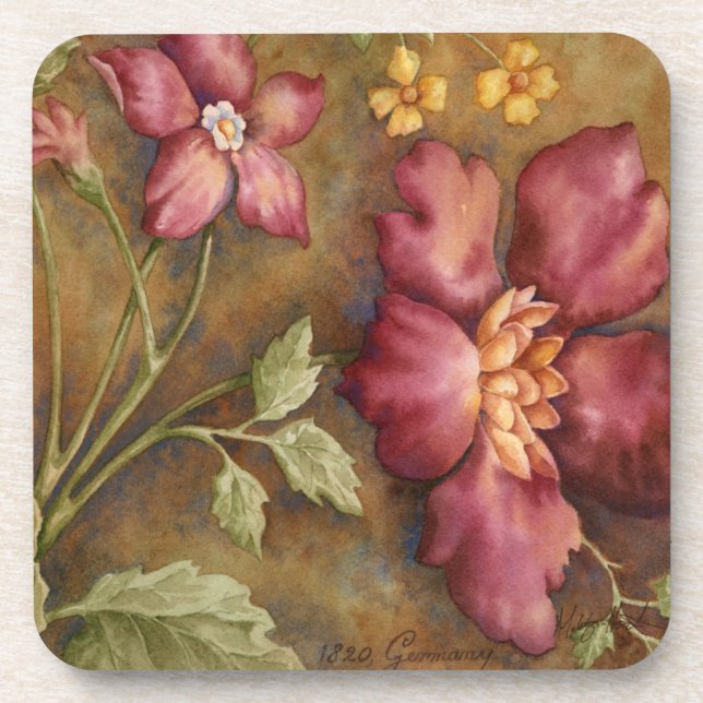 Antique Beauties II Beverage Coaster (Front)