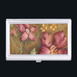 Antique Beauties II Business Card Holder<br><div class="desc">Floral</div>