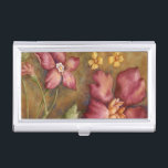 Antique Beauties II Business Card Holder<br><div class="desc">Floral</div>