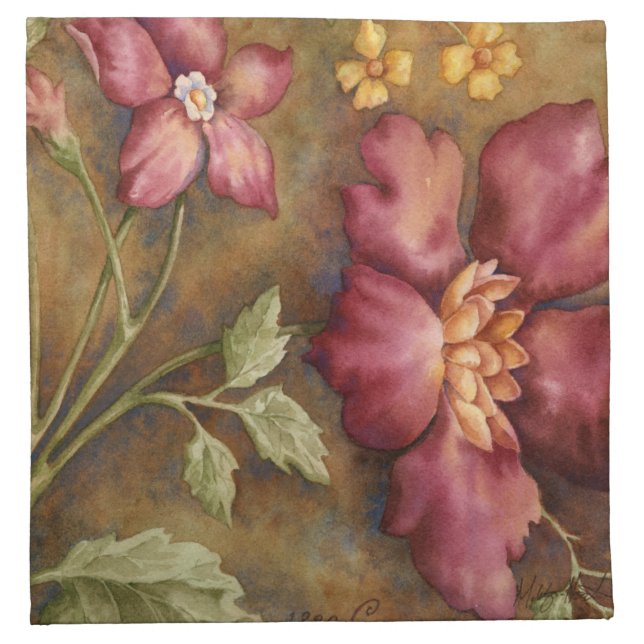 Antique Beauties II Cloth Napkin (Front)