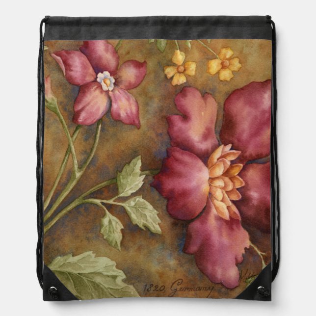 Antique Beauties II Drawstring Bag (Front)