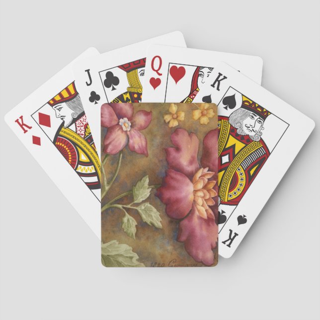 Antique Beauties II Poker Cards (Back)