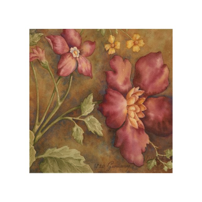 Antique Beauties II Wood Wall Decor (Front)