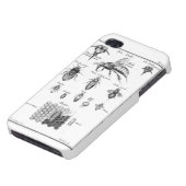 Antique Bees & Honeycomb iPhone Case (Bottom)