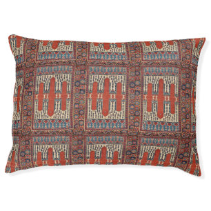 Antique Bergama Pattern Dog Bed
