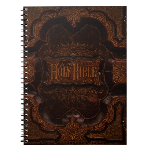 Antique Bible Cover Notebook (Front)