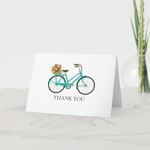 Antique Bicycle Painting Summer Cottage Card