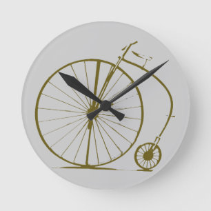 Antique Bicycle Round Clock