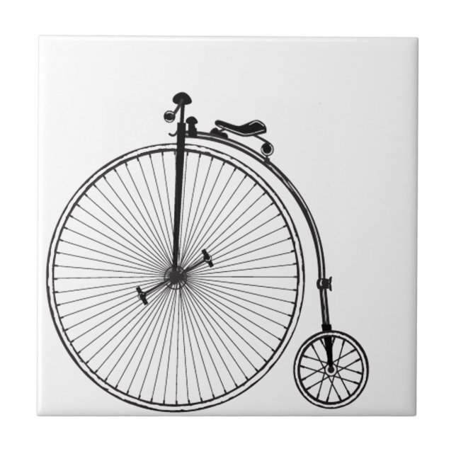 Antique Bicycle Tile (Front)