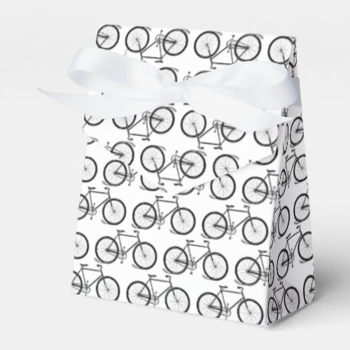 Antique Bicycles Bike Art CUSTOM BACKGROUND COLOR Favor Boxes