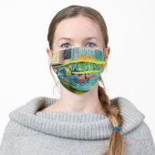 Antique Biplane Custom Art Face Mask (Worn)
