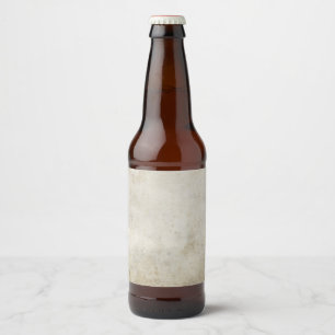Antique Blank Grungy Aged Rustic Stained Paper Beer Bottle Label