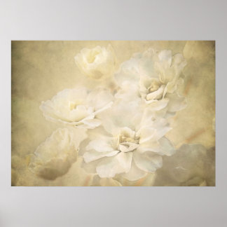 Antique Blossoms Art Print