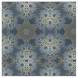 Antique Blue Daisy Floral Fabric