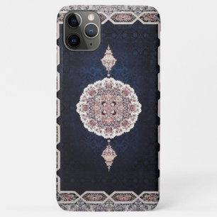 Antique Blue Turkish Persian Carpet Rug iPhone 11 Pro Max Case