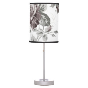 Antique blush pink table lamp