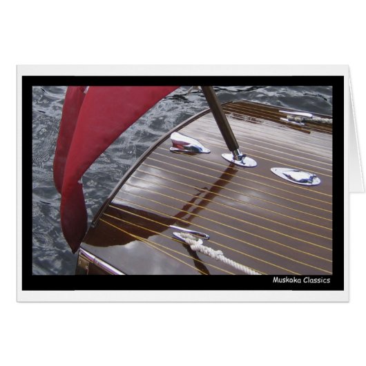 Antique Boat PhotoCard Cards (Front Horizontal)