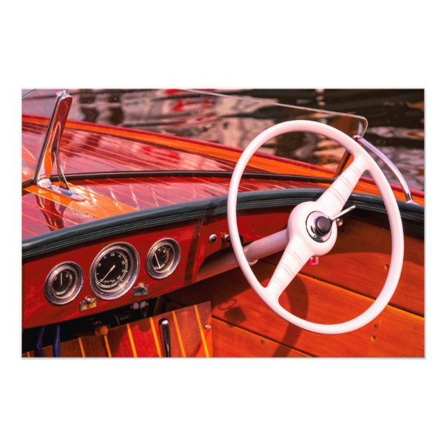 Antique Boat Show 2 Photo Print (Front)