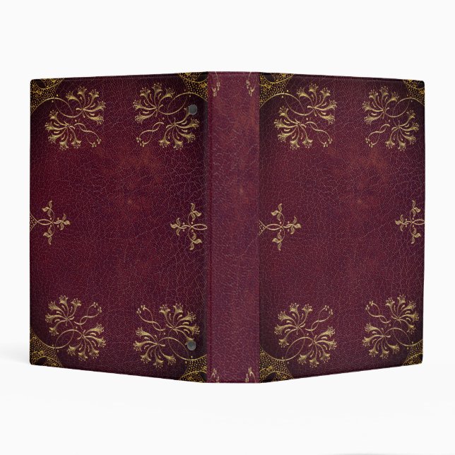 antique book binding  -  leather look Binder (Background)