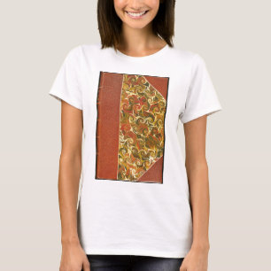 Antique Book Cover, Ornate Swirl Pattern T-Shirt