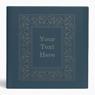 Antique Book Cover Style 3 Ring Binder