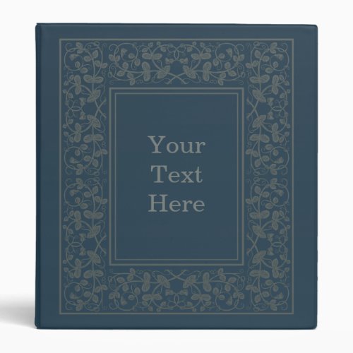 Antique Book Cover Style 3 Ring Binder