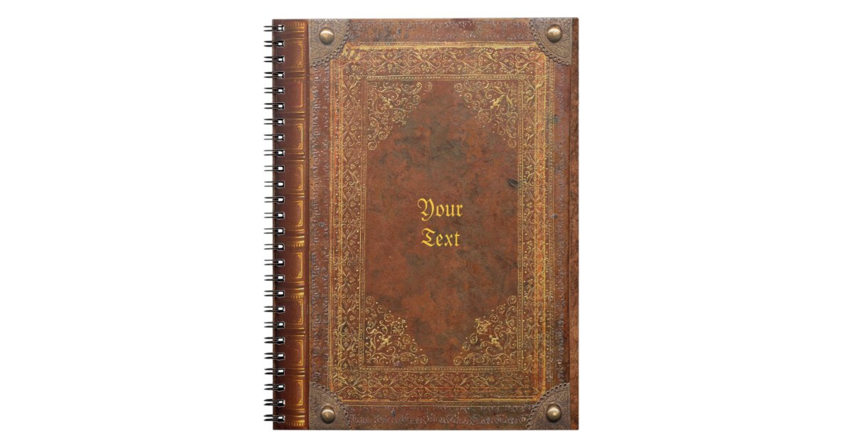 Antique Book Look Notebook Zazzle