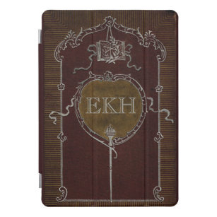 Antique Book with Personalized Frame iPad Pro Cover