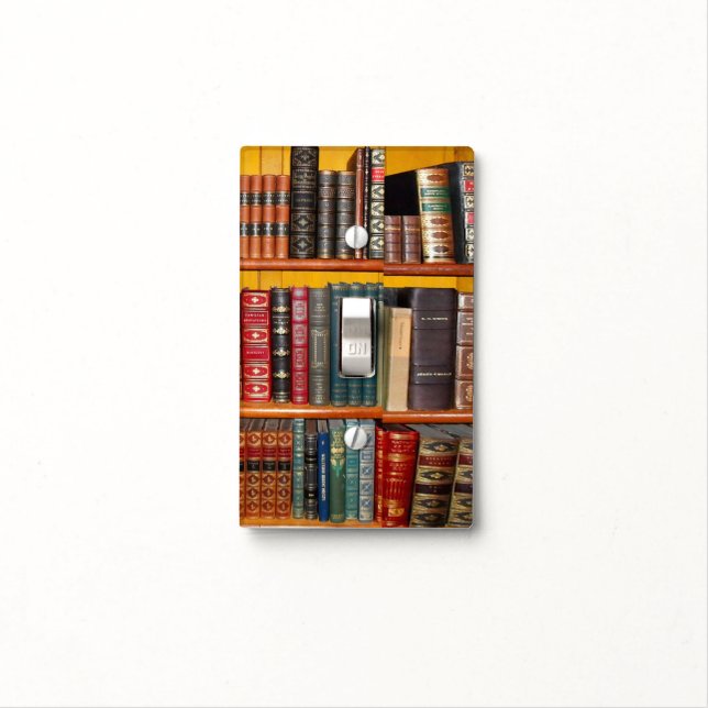 Antique Books on Light Switch Cover (In Situ)