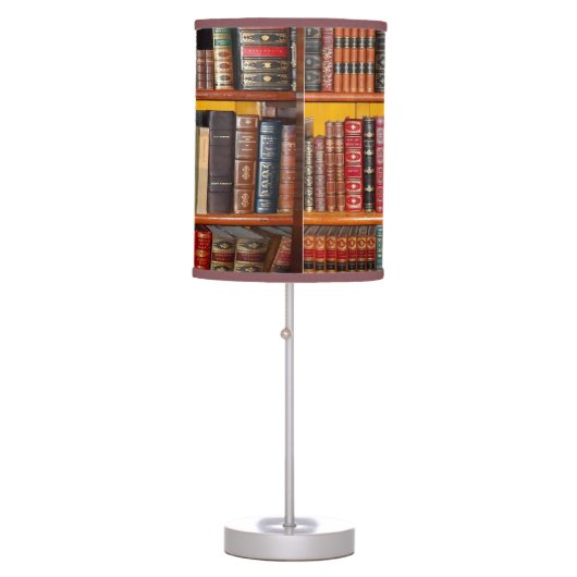 Antique Books Table Lamp (Front)