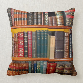 Antique Books Throw Pillow