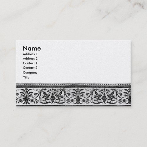 Antique Border Business Card 1