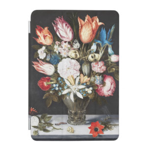 Antique Bosschaert Dutch Tulips and Roses Art iPad Mini Cover