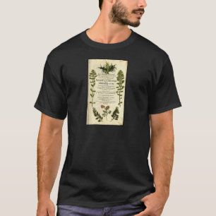 Antique Botany Bookplate T-Shirt