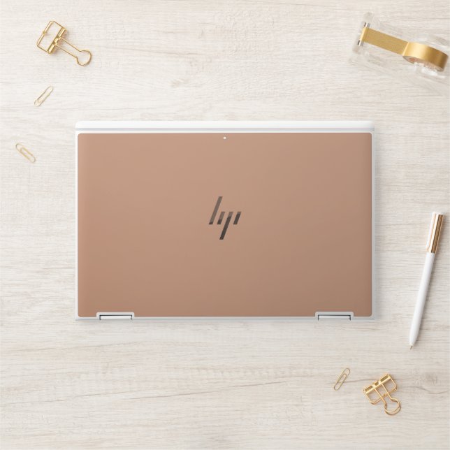 Antique Brass HP Laptop Skin (Desk)