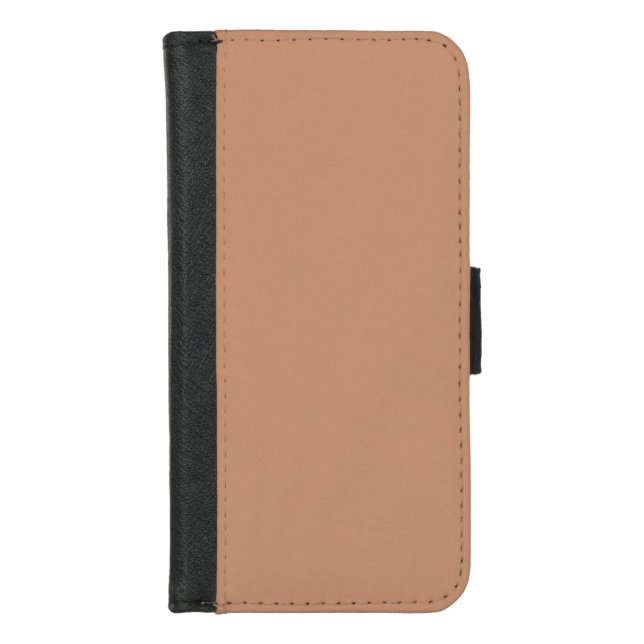 Antique Brass iPhone Wallet Case (Front)