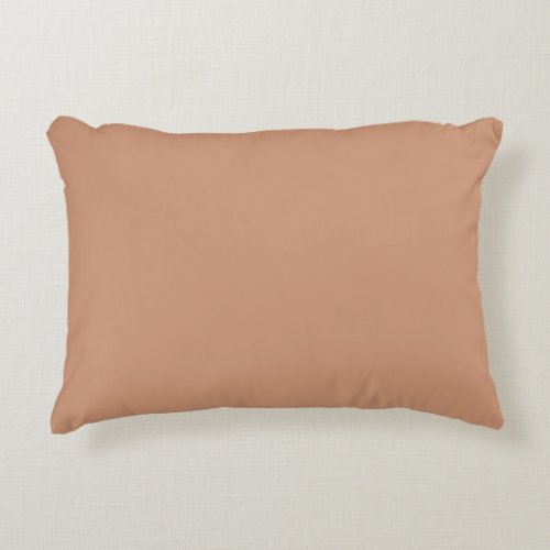 Antique brass solid color  accent pillow