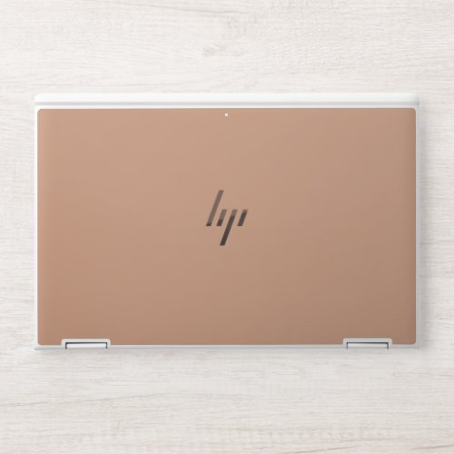 Antique brass solid color  HP laptop skin