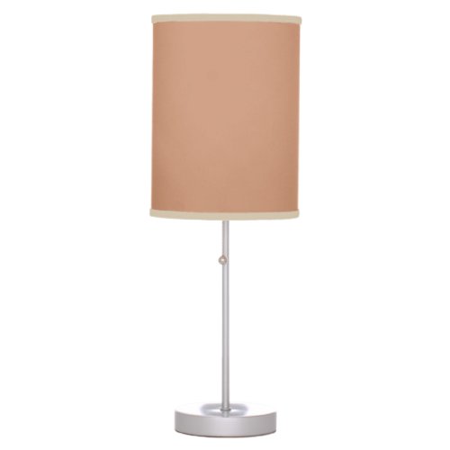 Antique brass solid color  table lamp