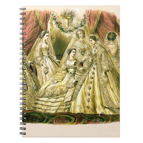 Antique Bride Vintage Wedding Notebook