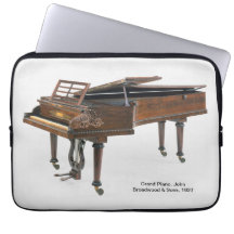 Antique Broadwood Grand Piano Musical Instrument 