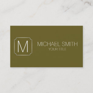 Antique bronze color background business card