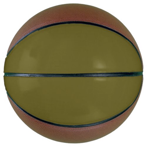 Antique bronze solid color basketball