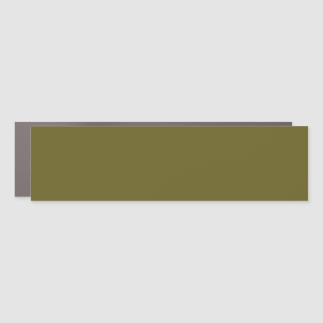 Antique bronze (solid color)  car magnet (Front)