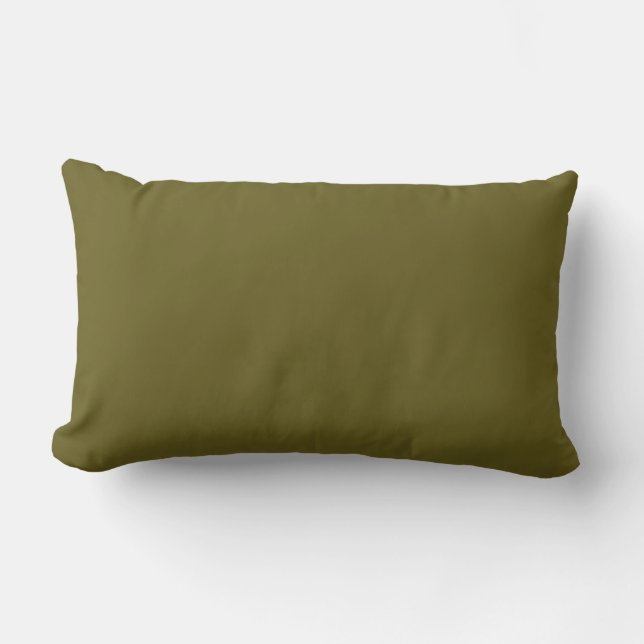 Antique bronze (solid color)  lumbar pillow (Front)